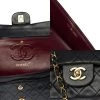 Chanel Vintage Vintage Tassen Pre-owned Leather Chanel-bags Black