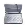 Chanel Vintage Vintage Tassen Pre-owned Leather Chanel-bags Gray