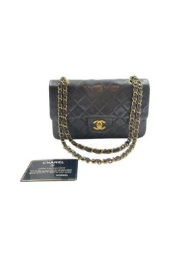 Chanel Vintage Vintage Tassen Pre-owned Leather Chanel-bags Black -Goedkope Chanel Vintage winkel 844d93eebaebd5013b5352fe2bc3256c