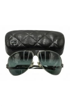 Chanel Vintage Vintage Accessoires Pre-owned Sunglasses Gray -Goedkope Chanel Vintage winkel 84ee210a3ba04860135833047449766e