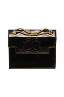 Chanel Vintage Vintage Tassen Pre-owned Handbags Black