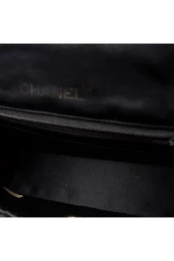 Chanel Vintage Vintage Tassen Pre-owned Leather Flap Bag Black -Goedkope Chanel Vintage winkel 85e6b5983d85f46f343a60a21d6cb0ae