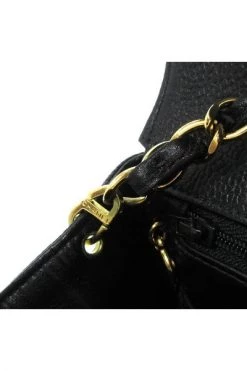 Chanel Vintage Vintage Tassen Pre-owned Leather Chanel-bags Black -Goedkope Chanel Vintage winkel 86c435d375d50931f25bba6db42301a9