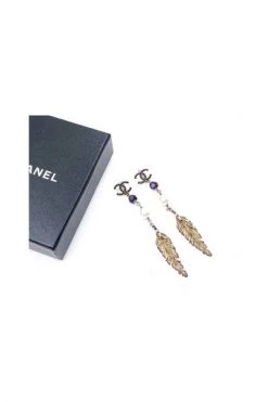Chanel Vintage Vintage Sieraden Pre-owned Earrings Yellow -Goedkope Chanel Vintage winkel 86cb26449d71812642ec9e4a989044c2