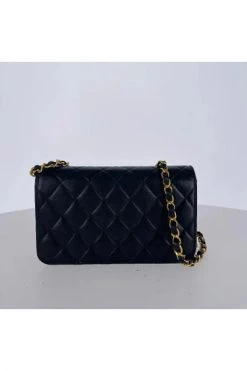 Chanel Vintage Vintage Tassen Pre-owned Leather Chanel-bags Black -Goedkope Chanel Vintage winkel 885b5425442f706b3732ce96821eff1b