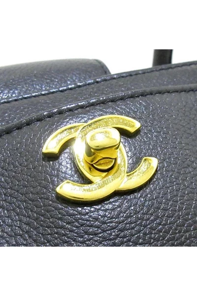 Chanel Vintage Vintage Tassen Pre-owned Leather Totes Black 6 Chanel Vintage Vintage Tassen Pre-owned Leather Totes Black - Afbeelding 6
