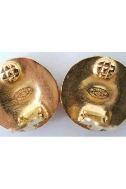 Chanel Vintage Vintage Sieraden Pre-owned Earrings Yellow -Goedkope Chanel Vintage winkel 88ca03363fc9eff59397a6ee0b78f77e