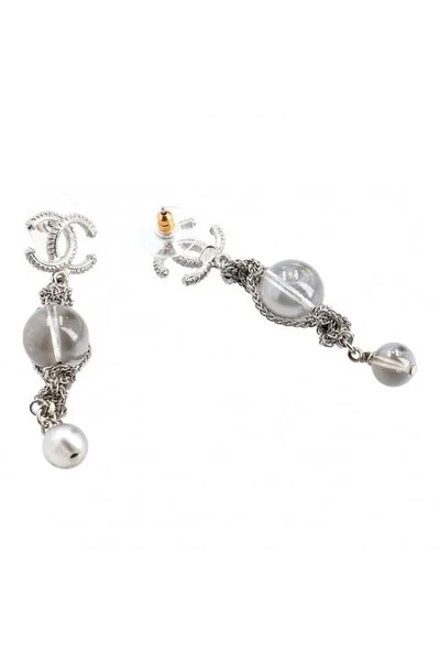 Chanel Vintage Vintage Sieraden Pre-owned Metal Chanel-jewelry Gray 3 Chanel Vintage Vintage Sieraden Pre-owned Metal Chanel-jewelry Gray - Afbeelding 3