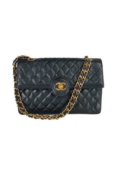 Chanel Vintage Vintage Tassen Pre-owned Borsa Classica Timeless Anno 89-91 Blue 6 Chanel Vintage Vintage Tassen Pre-owned Borsa Classica Timeless Anno 89-91 Blue - Afbeelding 6