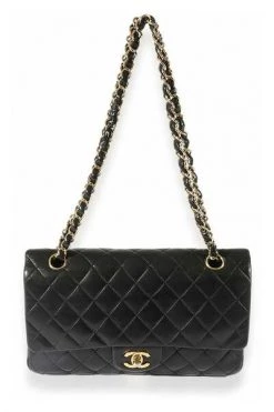 Chanel Vintage Vintage Tassen Pre-owned Medium Double Flap Bag Black -Goedkope Chanel Vintage winkel 8a151c7ddbef184870499ad08129bc1f