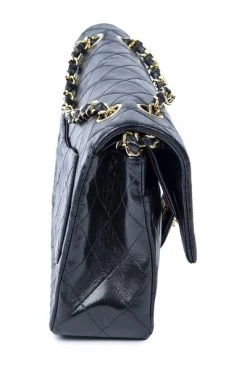 Chanel Vintage Vintage Tassen Pre-owned Medium Double Flap Bag Black -Goedkope Chanel Vintage winkel 8a694447be4434659173791c9a9e6f84