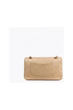 Chanel Vintage Vintage Tassen Pre-owned Leather Chanel-bags Beige -Goedkope Chanel Vintage winkel 8af2768b18224674030916a0c8ed590e