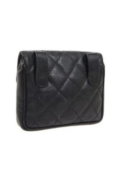 Chanel Vintage Vintage Tassen Pre-owned Leather Chanel-bags Black