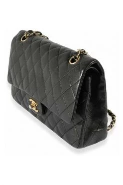 Chanel Vintage Vintage Tassen Pre-owned Medium Double Flap Bag Black -Goedkope Chanel Vintage winkel 8d419cbc3d5602be104dd5e8fa084956