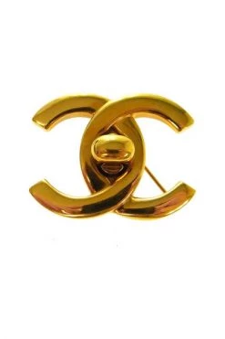 Chanel Vintage Vintage Sieraden Pre-owned Metal Chanel-jewelry Yellow -Goedkope Chanel Vintage winkel 8dc45932d5a6f0f250a58228505327c5