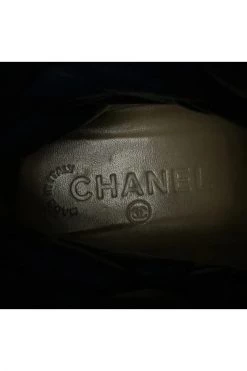 Chanel Vintage Vintage Schoenen Pre-owned Nylon Boots Black -Goedkope Chanel Vintage winkel 8e1a39a93b6f6fe3e98e6f3449def1b7