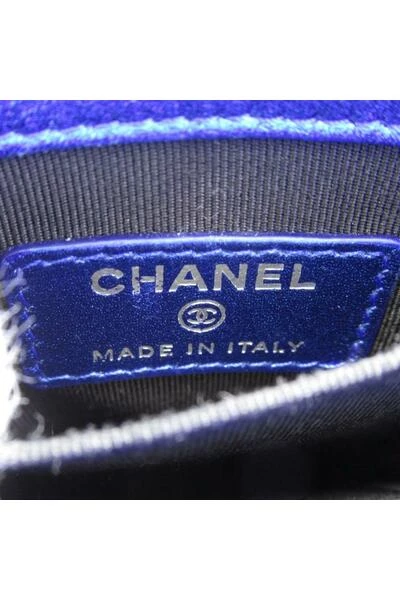 Chanel Vintage Vintage Tassen Pre-owned Cross Body Bags Blue 5 Chanel Vintage Vintage Tassen Pre-owned Cross Body Bags Blue - Afbeelding 5