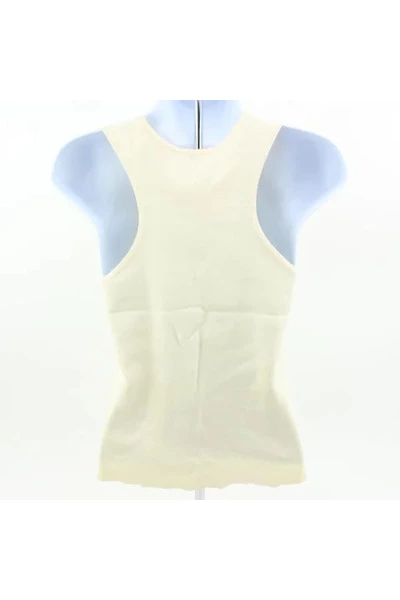 Chanel Vintage Vintage Tops Pre-owned Fabric Tops Beige 2 Chanel Vintage Vintage Tops Pre-owned Fabric Tops Beige - Afbeelding 2