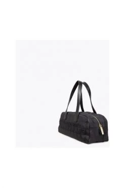 Chanel Vintage Vintage Tassen Pre-owned Nylon Chanel-bags Black