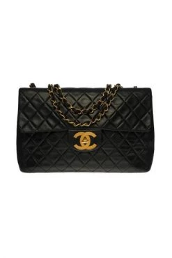 Chanel Vintage Vintage Tassen Pre-owned Leather Chanel-bags Black -Goedkope Chanel Vintage winkel 90243eabaf38007ec24c28d2025bffd8