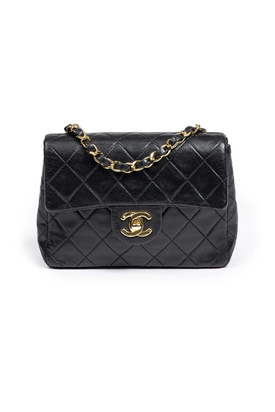 Chanel Vintage Vintage Tassen Pre-owned Handbags Black 4 Chanel Vintage Vintage Tassen Pre-owned Handbags Black - Afbeelding 4