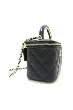 Chanel Vintage Vintage Tassen Pre-owned Leather Chanel-bags Black