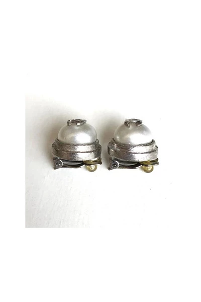 Chanel Vintage Vintage Sieraden Pre-owned Metal Chanel-jewelry Gray 5 Chanel Vintage Vintage Sieraden Pre-owned Metal Chanel-jewelry Gray - Afbeelding 5