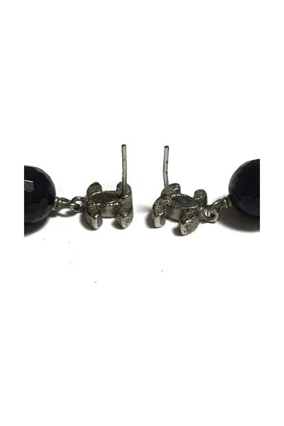 Chanel Vintage Vintage Sieraden Pre-owned Metal Earrings Gray 2 Chanel Vintage Vintage Sieraden Pre-owned Metal Earrings Gray - Afbeelding 2