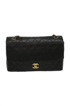 Chanel Vintage Vintage Tassen Shoulder Bags Black -Goedkope Chanel Vintage winkel 9203bec55032fe6c67b06ddccade881d