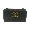 Chanel Vintage Vintage Tassen Pre-owned Leather Flap Bag Black