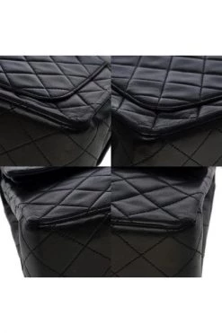 Chanel Vintage Vintage Tassen Pre-owned Leather Chanel-bags Black -Goedkope Chanel Vintage winkel 935599b493619b94c8caea295f699183