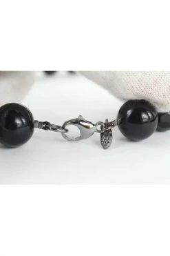 Chanel Vintage Vintage Sieraden Pre-owned Pearl Chanel-jewelry Black