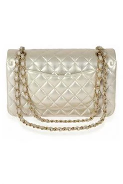 Chanel Vintage Vintage Tassen Pre-owned Shoulder Bags White -Goedkope Chanel Vintage winkel 9493ced092106c184874ea01b6edc681