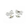 Chanel Vintage Vintage Sieraden Pre-owned Earrings Gray