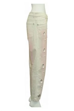 Chanel Vintage Vintage Broeken Pre-owned Trousers Beige
