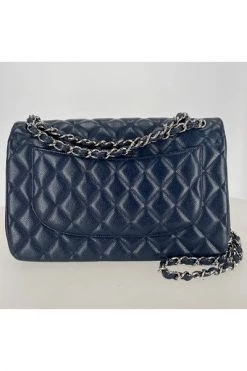 Chanel Vintage Vintage Tassen Pre-owned Bag Blue -Goedkope Chanel Vintage winkel 95fa0eb47f92892d73b569c95bf7c542