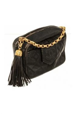 Chanel Vintage Vintage Tassen Pre-owned Cross Body Bags Black -Goedkope Chanel Vintage winkel 96314debee6c3250cd1cf1fb160e2932