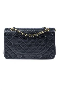 Chanel Vintage Vintage Tassen Pre-owned Medium Double Flap Bag Black -Goedkope Chanel Vintage winkel 96996353385a92ffdc107d628e62ce00