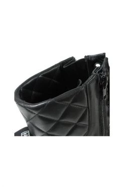 Chanel Vintage Vintage Schoenen Pre-owned Leather Boots Black -Goedkope Chanel Vintage winkel 97c173d420e387093dd39a9ca315de9d