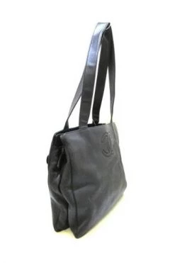 Chanel Vintage Vintage Tassen Pre-owned Leather Totes Black -Goedkope Chanel Vintage winkel 97cc04a66f36c2d1523fa9e0b502c8cf