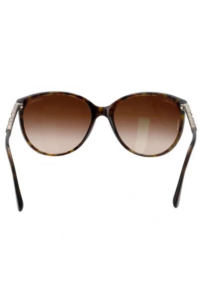 Chanel Vintage Vintage Accessoires Pre-owned Fabric Sunglasses Brown 3 Chanel Vintage Vintage Accessoires Pre-owned Fabric Sunglasses Brown - Afbeelding 3