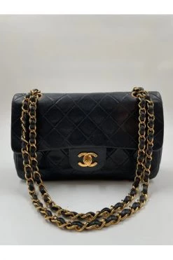 Chanel Vintage Vintage Tassen Pre-owned Leather Chanel-bags Black -Goedkope Chanel Vintage winkel 983afdbca3d0ddde6c756c5aedd3f427