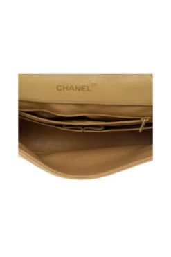 Chanel Vintage Vintage Tassen Pre-owned Leather Chanel-bags Beige