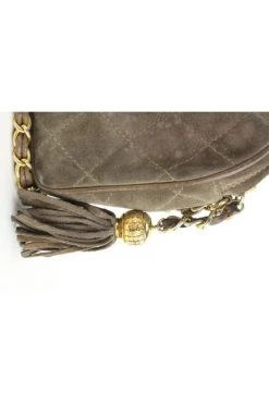 Chanel Vintage Vintage Tassen Pre-owned Suede Chanel-bags Brown -Goedkope Chanel Vintage winkel 9861c083963bcea1eeb01cf661ac1317