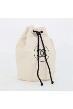 Chanel Vintage Vintage Tassen Pre-owned Canvas Chanel-bags Beige -Goedkope Chanel Vintage winkel 98cc931a0f10286ea31ddada68ddfcf8