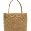 Chanel Vintage Vintage Tassen Pre-owned Handbags Beige