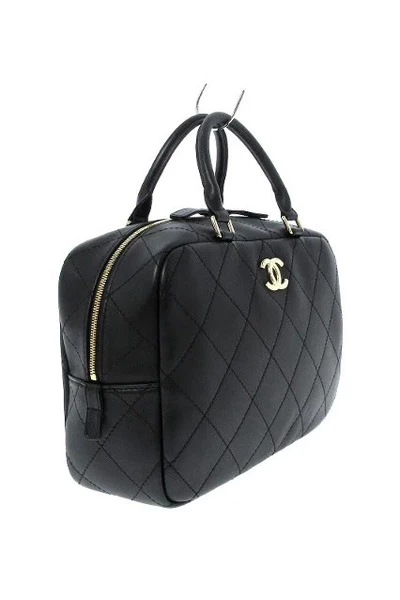 Chanel Vintage Vintage Tassen Pre-owned Leather Handbags Black 1 Chanel Vintage Vintage Tassen Pre-owned Leather Handbags Black