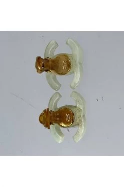 Chanel Vintage Vintage Sieraden Pre-owned Plastic Chanel-jewelry White