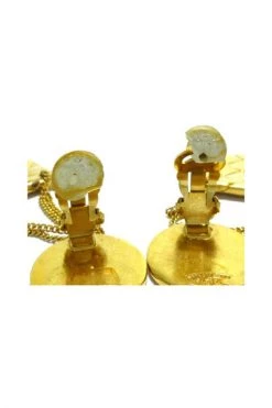 Chanel Vintage Vintage Sieraden Pre-owned Metal Earrings Yellow -Goedkope Chanel Vintage winkel 99241ee39449f79483a919120d575964