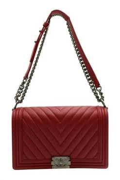 Chanel Vintage Vintage Tassen Shoulder Bags Red -Goedkope Chanel Vintage winkel 99c08a8f4372287b98fc837cd97ef7f3